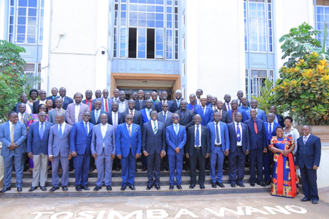 The Katikkiro meets with the Chiefs and their Deputies